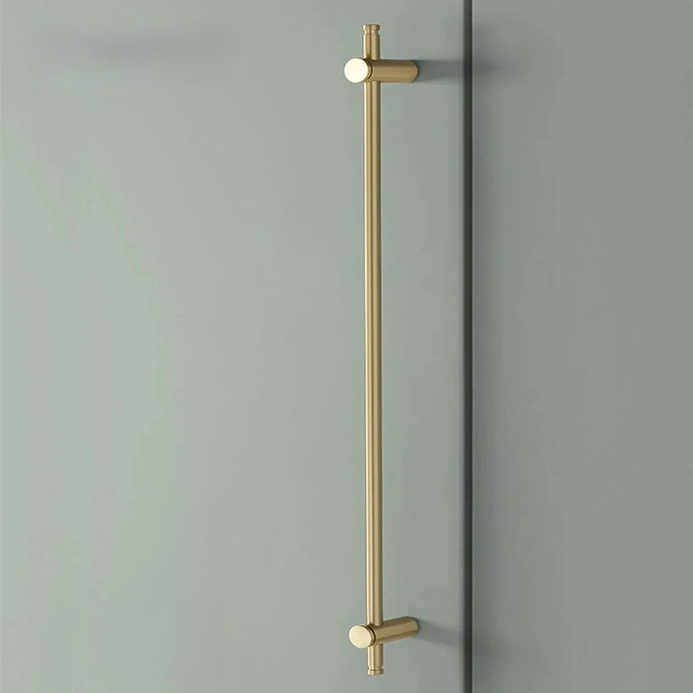 NordicLux adjustable brass bar handle in gold”

“Pure copper long cabinet handle with adjustable hole distance”

“Modern gold luxury pull for wardrobes and kitchen cabinets”

“Extra long solid brass drawer handle”

“Minimalist Nordic brass handle for cupboards and furniture”
