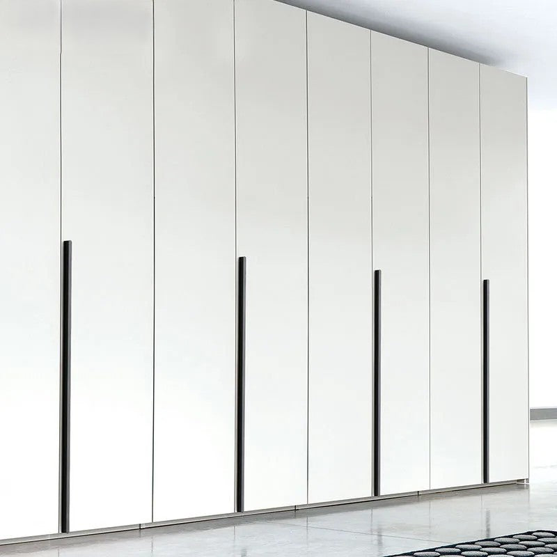 SleekLine aluminum cabinet handle in black